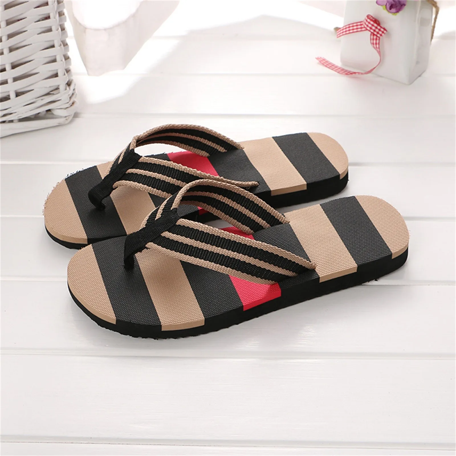 Sewing Nylon - New Men's Slippers Men Summer Shoes