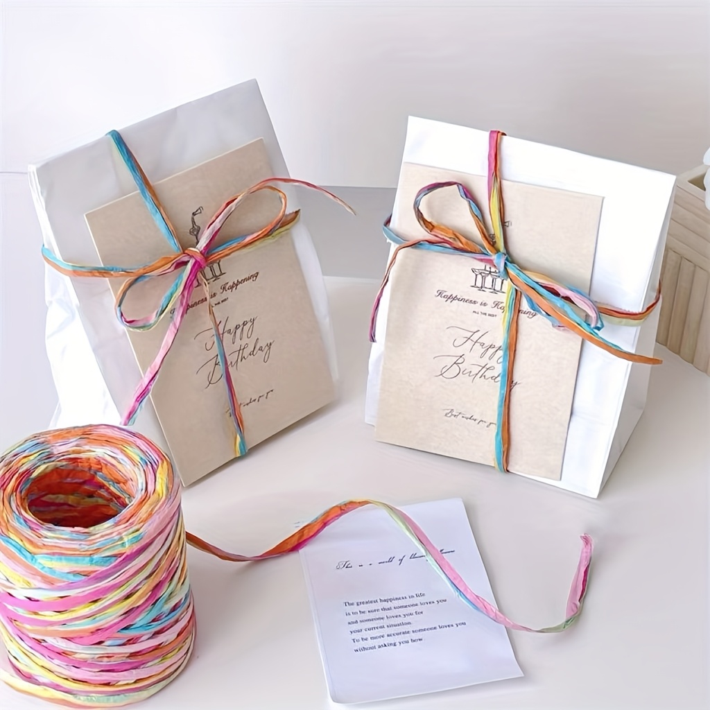 Pattern Tissue Paper - 1pc Vibrant Multicolor Paper Gift Wrapping