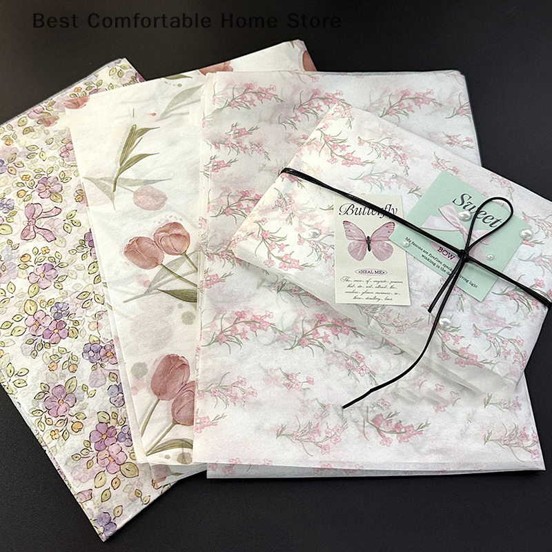 Pattern Tissue Paper - Decorative Tissue Paper with Chic Tulip