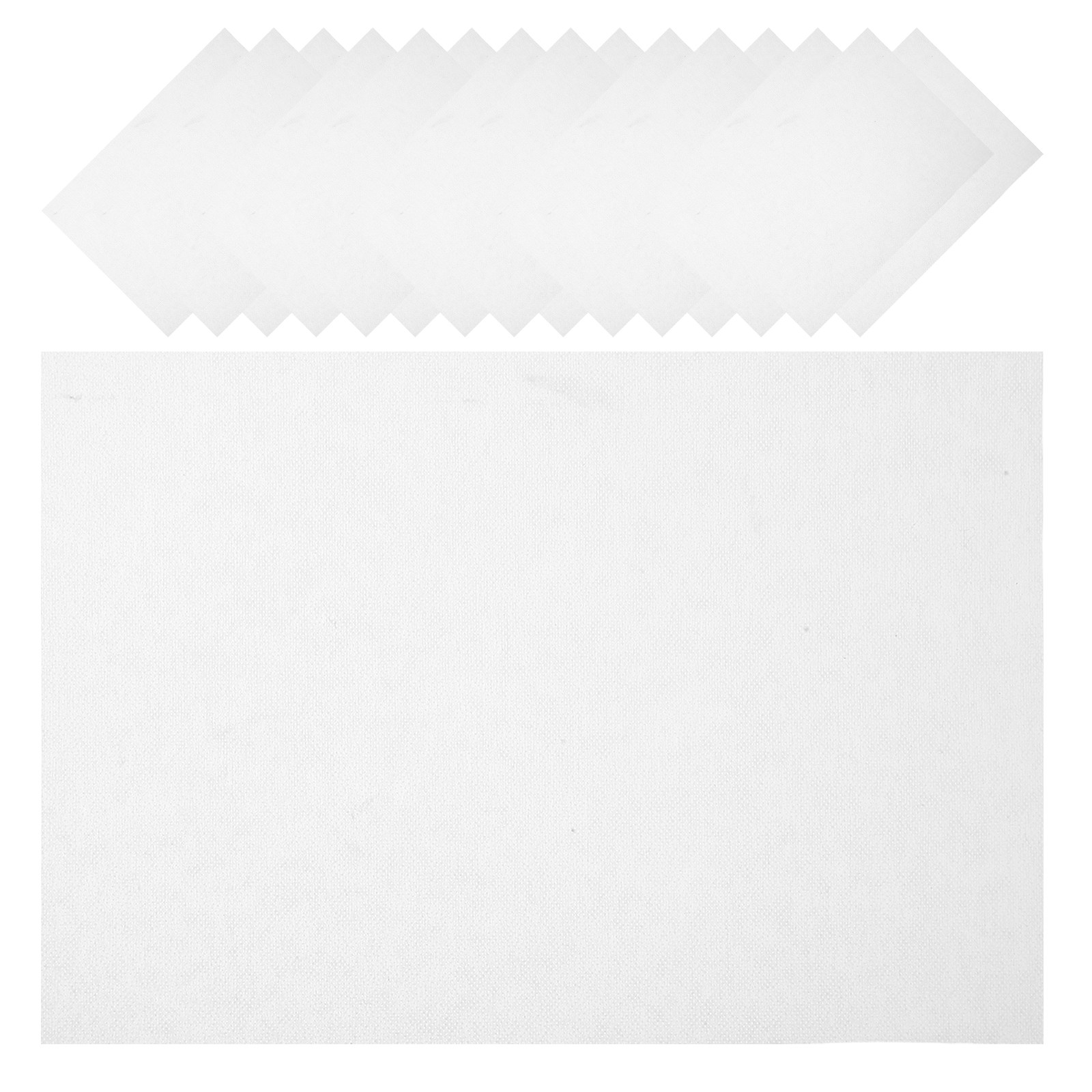Interfacing Iron On - 24Pcs Nonwoven Fusible Interfacing 12.2x8.27in White