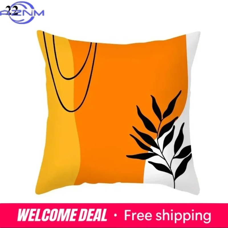 Boho Orange Abstract Cushion C - Century Textile & Sewing Supply Hours ulasan dan harga