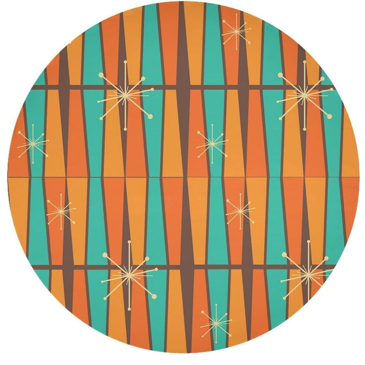 Mid Century Modern Orange Yell - Century Textile & Sewing Supply Hours ulasan dan harga