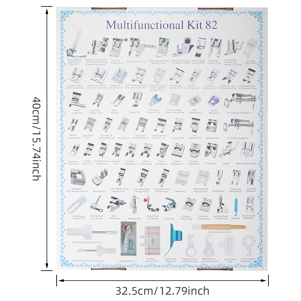 82pc/SET Full Set Sewing Machi - Textile Sewing Kit ulasan dan harga