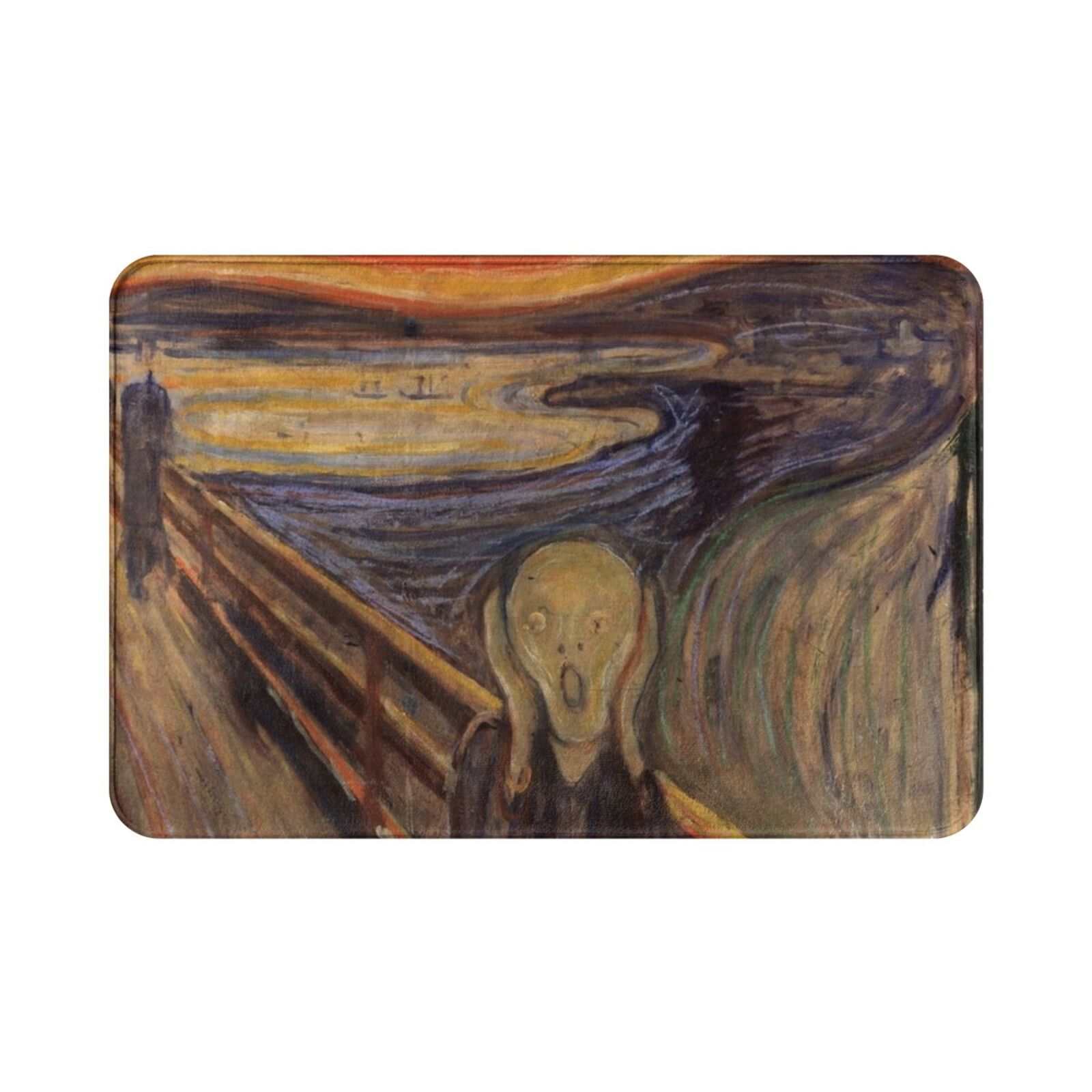 Munch's Scream Carpet Mat Rug  - Century Textile & Sewing Supply Hours ulasan dan harga