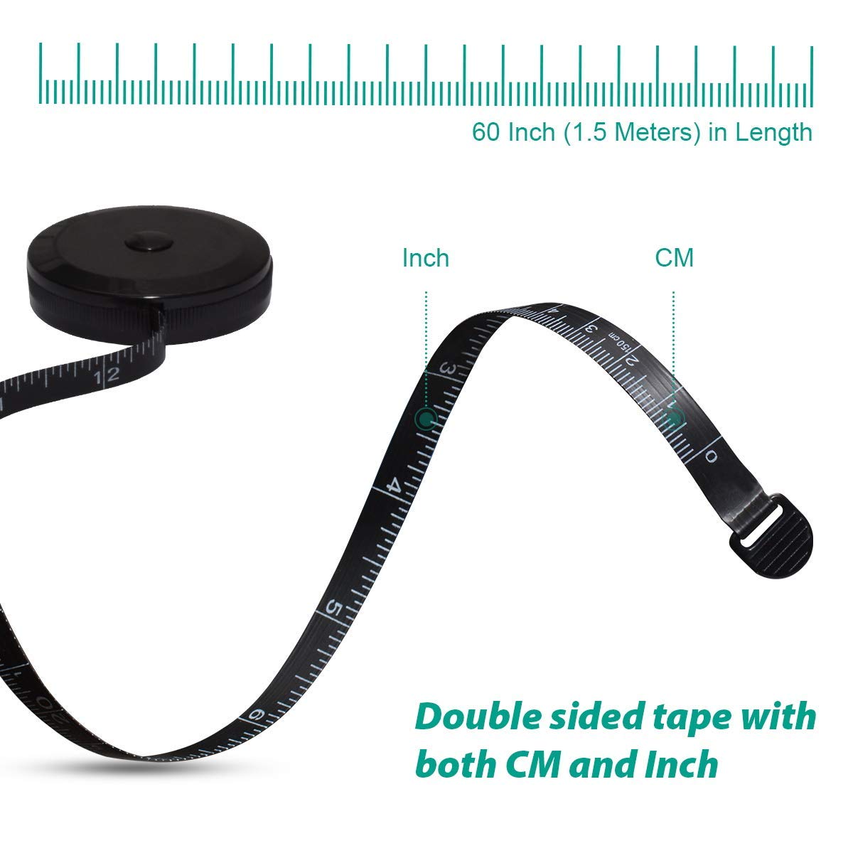 150cm Mini Tape Meter Tape Tai - Textile Sewing Kit ulasan dan harga