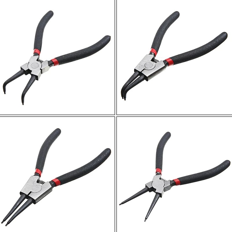 4Pcs Circlip Plier Set 7'' Lon - Snap Button Plier ulasan dan harga