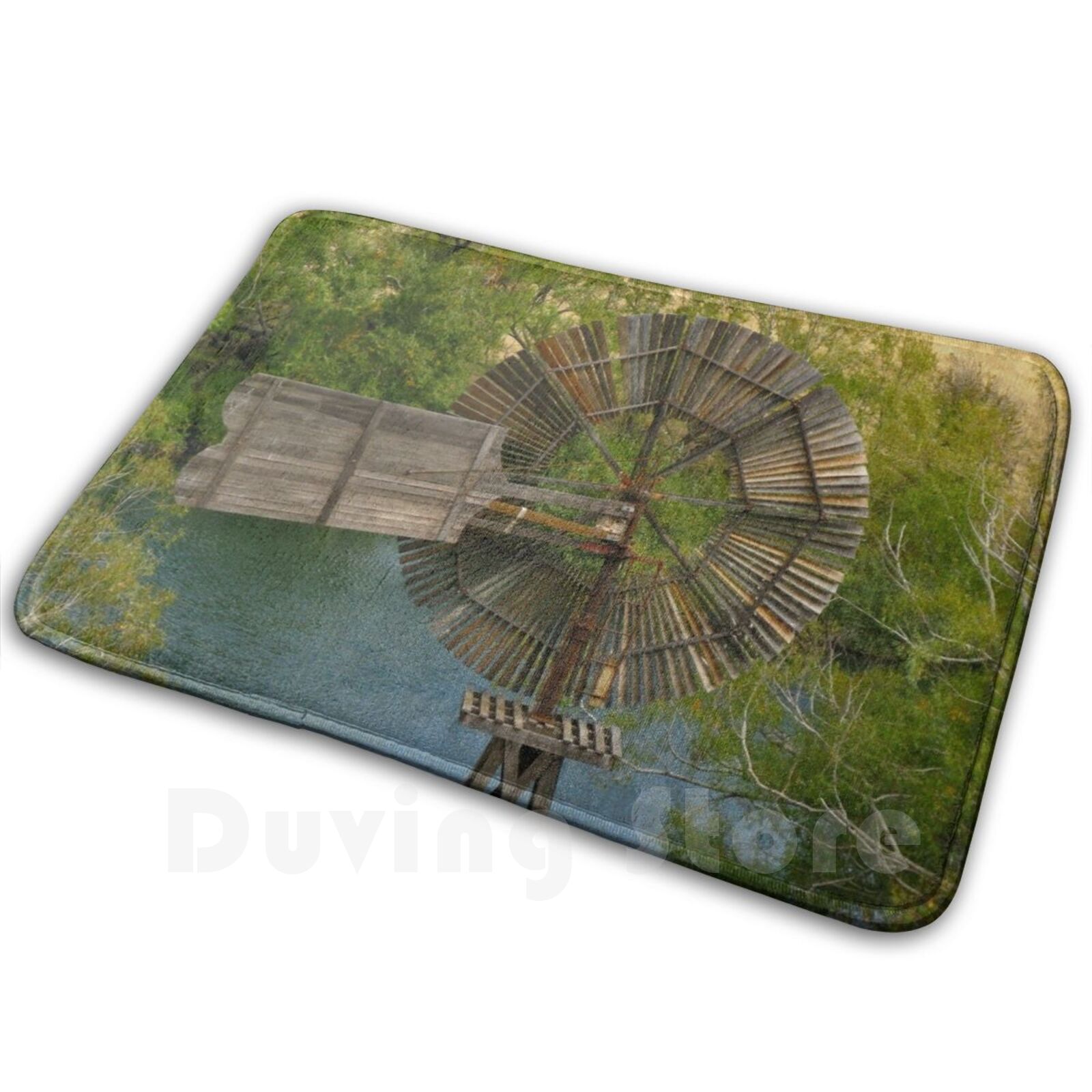 Wooden Windmill Carpet Mat Rug - Century Textile & Sewing Supply Hours ulasan dan harga
