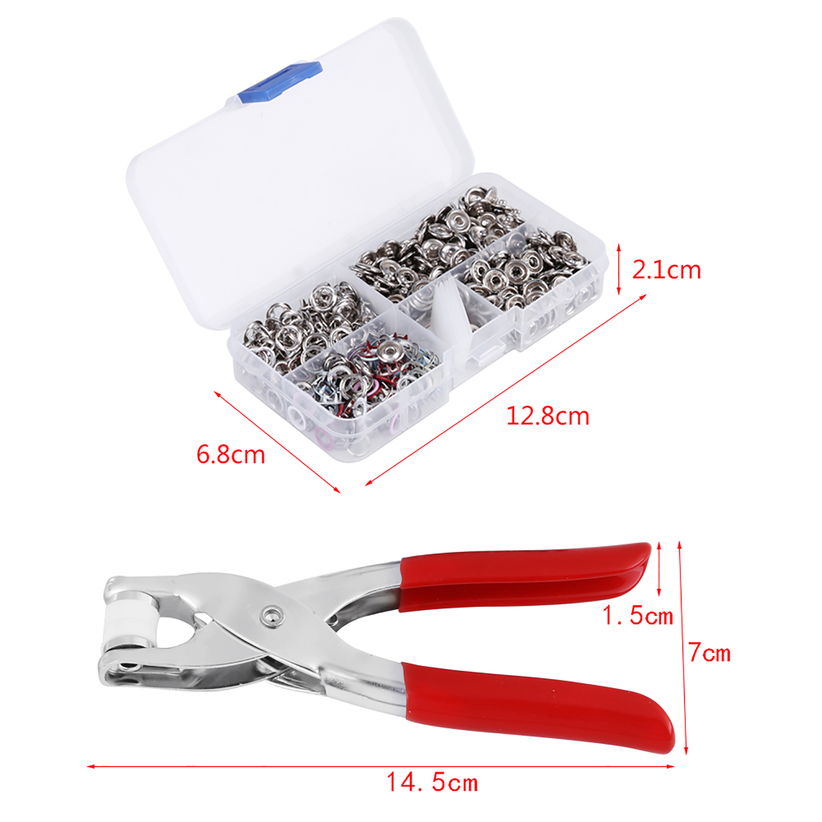 120 Sets Mix Colors Metal Pron - Snap Button Plier ulasan dan harga