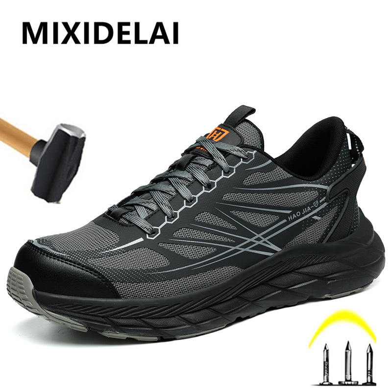 Fashion Work Sneakers Steel to - Sewing Net ulasan dan harga