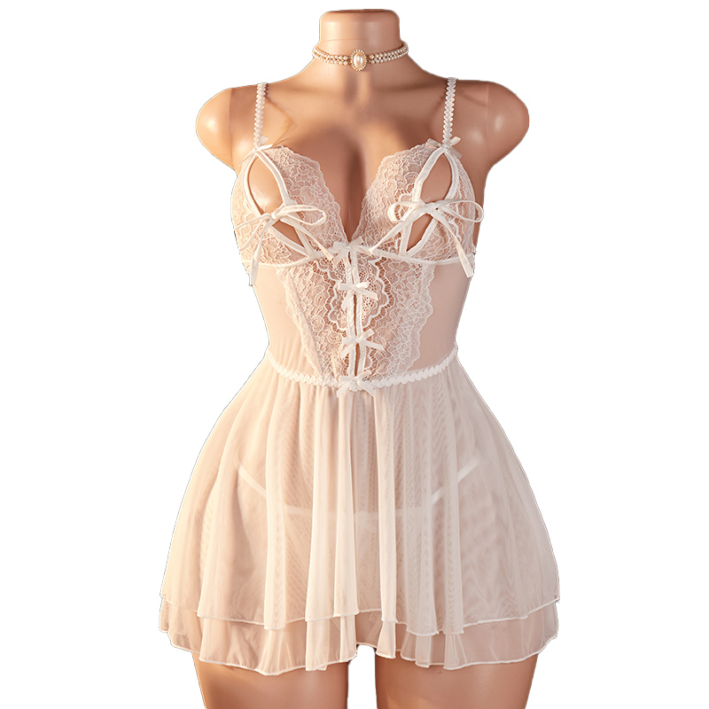 Transparent Sexy Woman Lingeri - Sewing Nylon ulasan dan harga