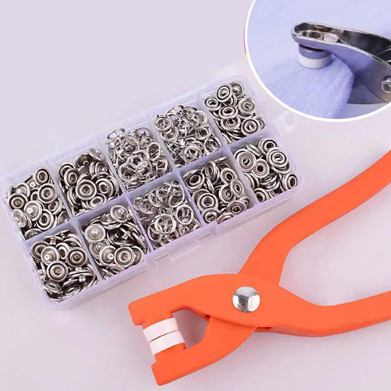 50/100PCS Metal Sewing Button  - Snap Button Plier ulasan dan harga