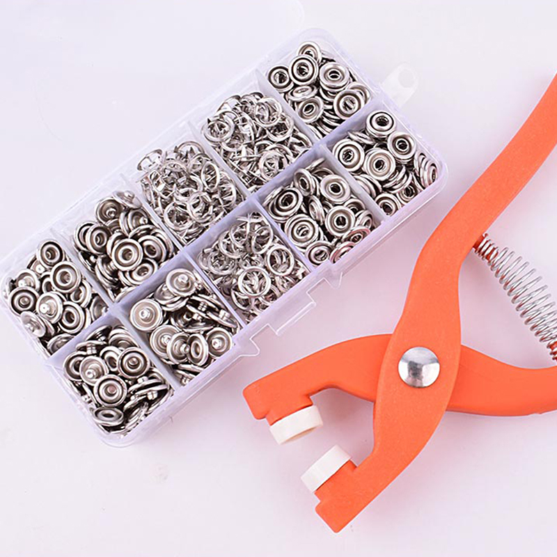 50/100PCS Metal Sewing Button  - Snap Button Plier ulasan dan harga