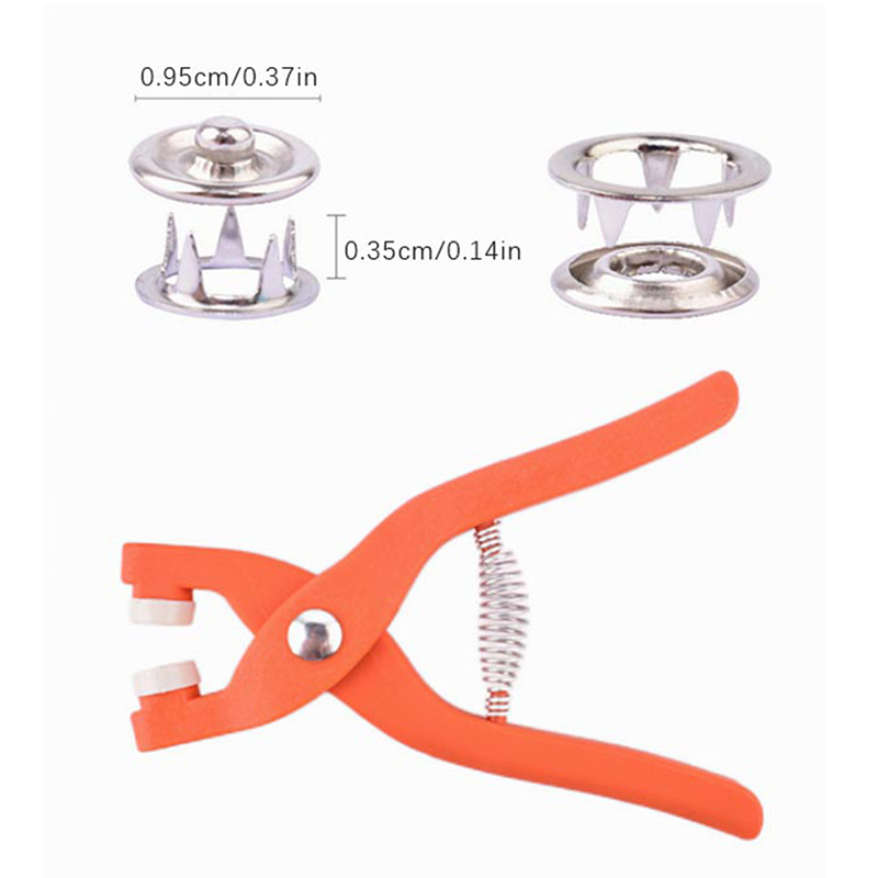 50/100PCS Metal Sewing Button  - Snap Button Plier ulasan dan harga