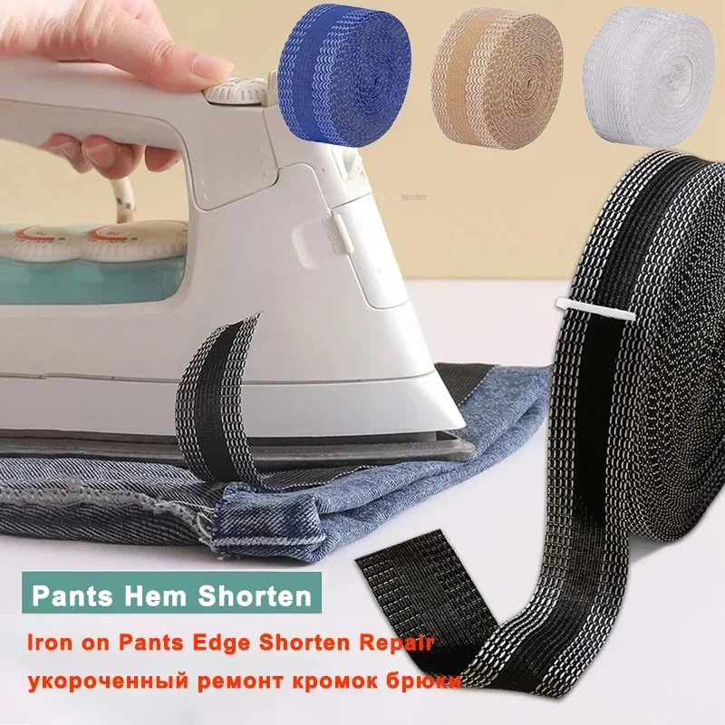 1M Self-Adhesive Pants Hem Pas - Interfacing Iron On ulasan dan harga