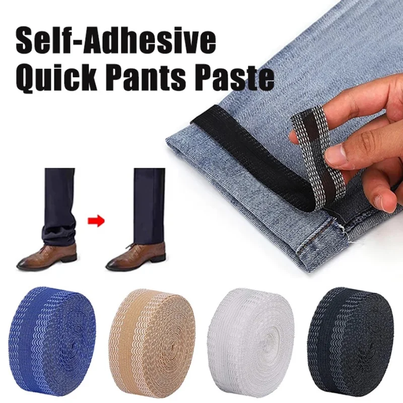 1M Self-Adhesive Pants Hem Pas - Interfacing Iron On ulasan dan harga