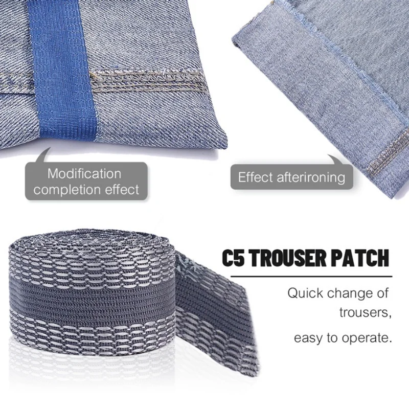 1M Self-Adhesive Pants Hem Pas - Interfacing Iron On ulasan dan harga