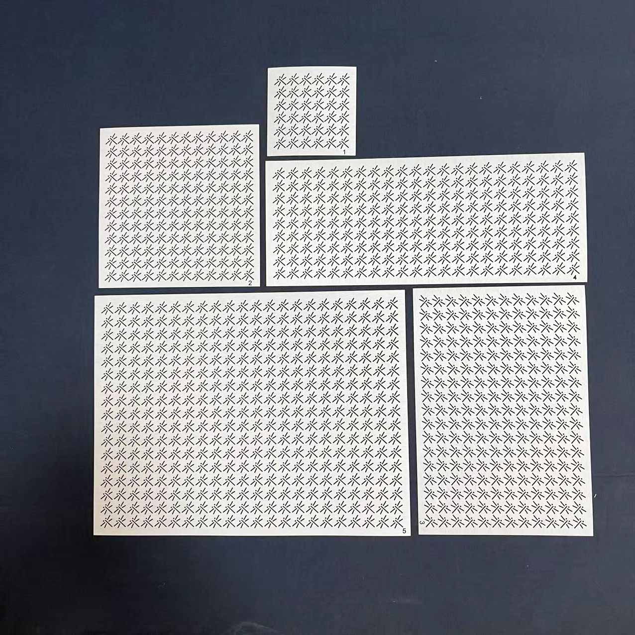 Soft Embroidery Stencil R214 D - Sewing Embroidery Fabric ulasan dan harga