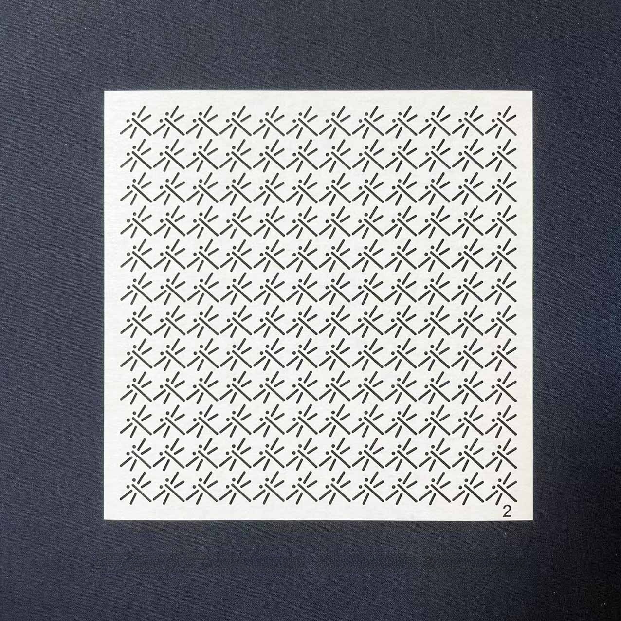 Soft Embroidery Stencil R214 D - Sewing Embroidery Fabric ulasan dan harga
