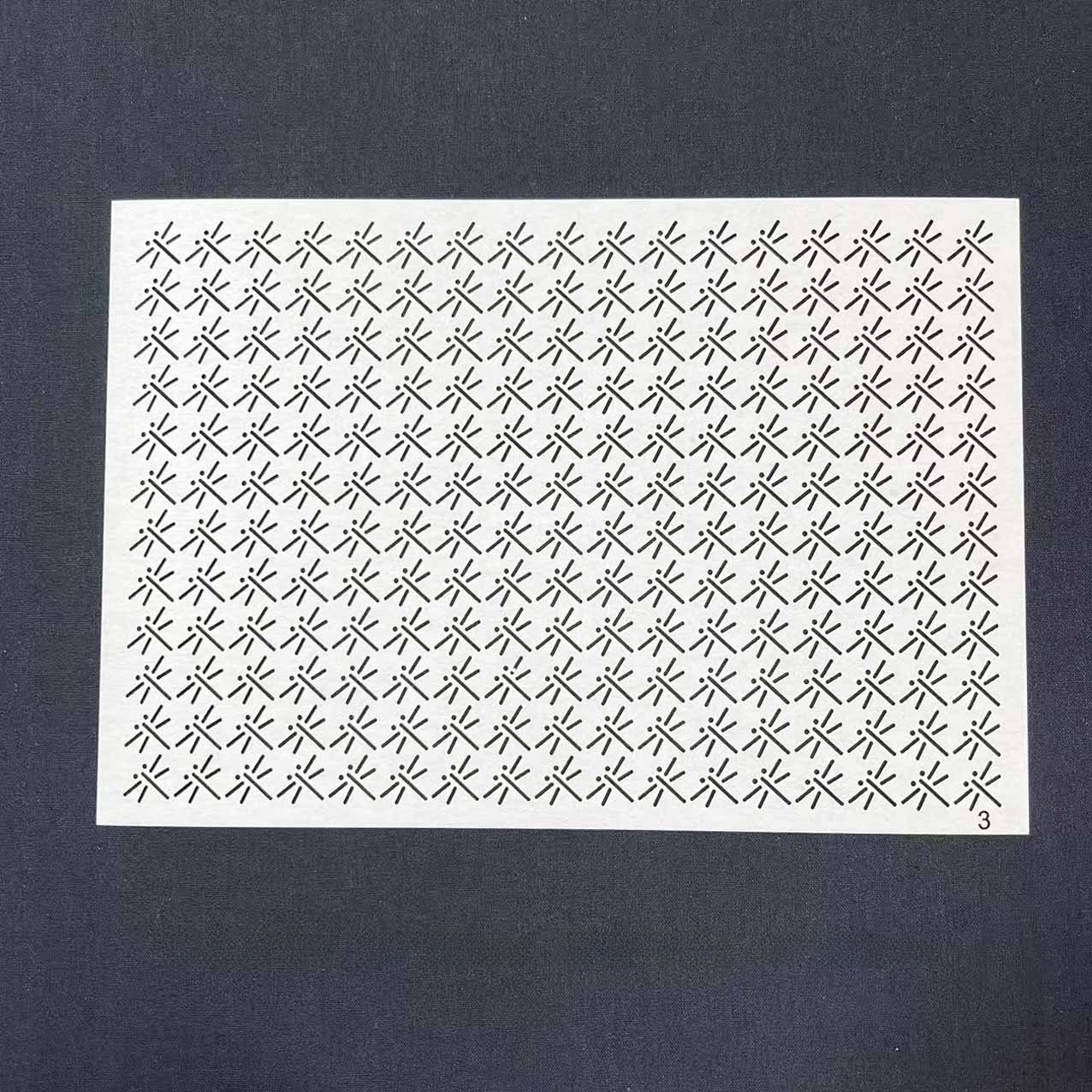 Soft Embroidery Stencil R214 D - Sewing Embroidery Fabric ulasan dan harga