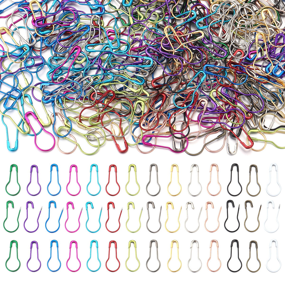 200Pcs/Lot Metal Pins Crochet  - Textile Sewing Kit ulasan dan harga