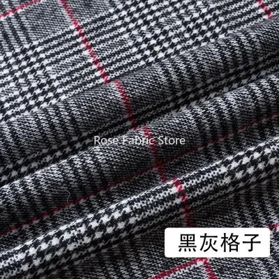 1 Meter Classic Woolen Houndst - Sewing Tweed ulasan dan harga