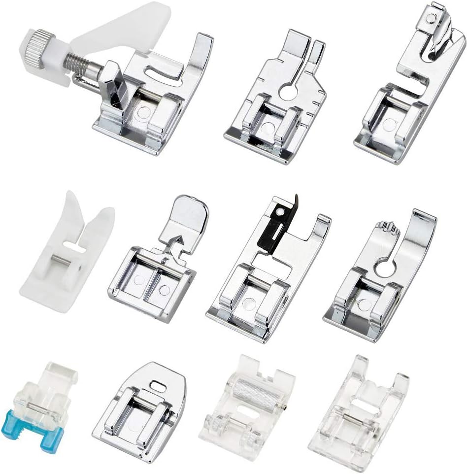 11Pcs Presser Feet Set - Walki - Textile Sewing Kit ulasan dan harga