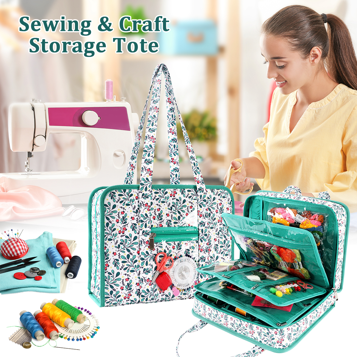 Embroidery Tools Kit Storage B - Textile Sewing Kit ulasan dan harga