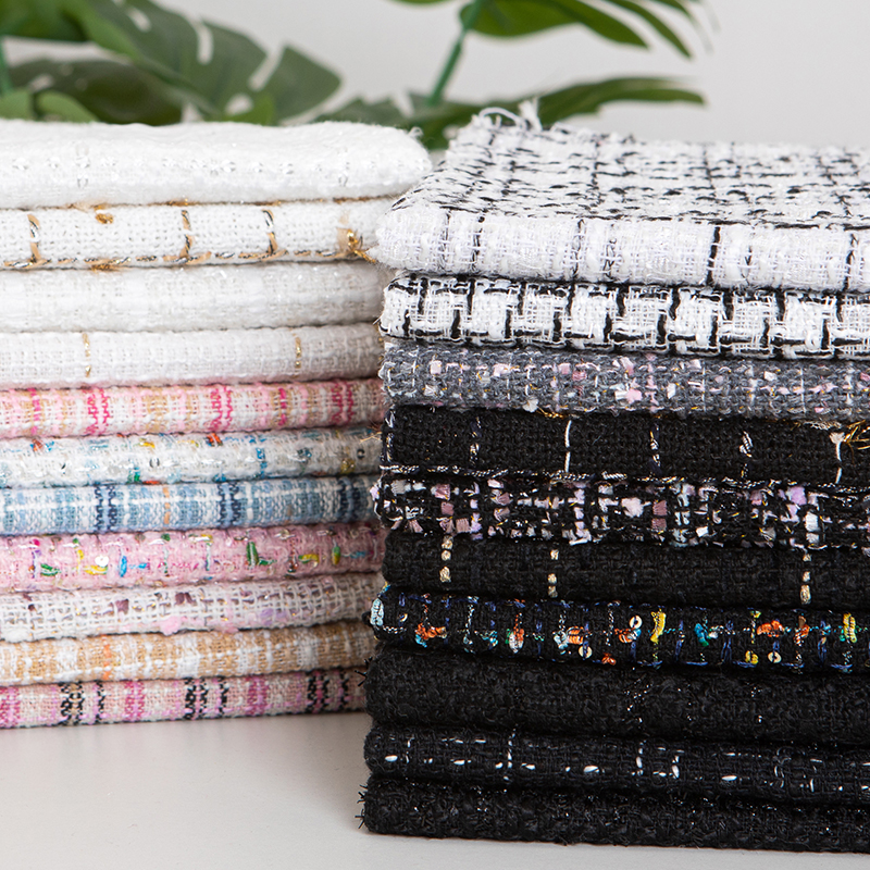 Woolen Tweed Small Fragrant Wi - Sewing Tweed ulasan dan harga