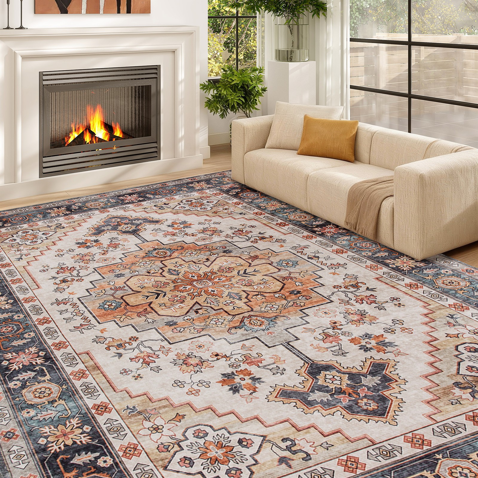 Area Rug 5x7, Machine Washable - Century Textile & Sewing Supply Hours ulasan dan harga
