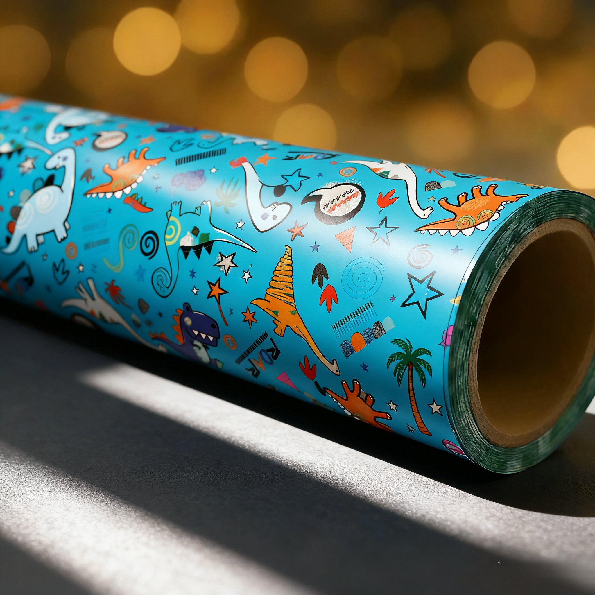 1 Roll Blue Gift Wrapping Pape - Pattern Tissue Paper ulasan dan harga