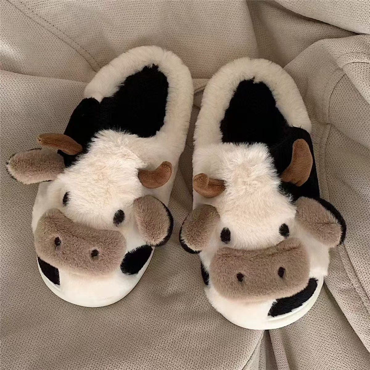Slippers For Women,Cow Slipper - Sewing Cotton ulasan dan harga