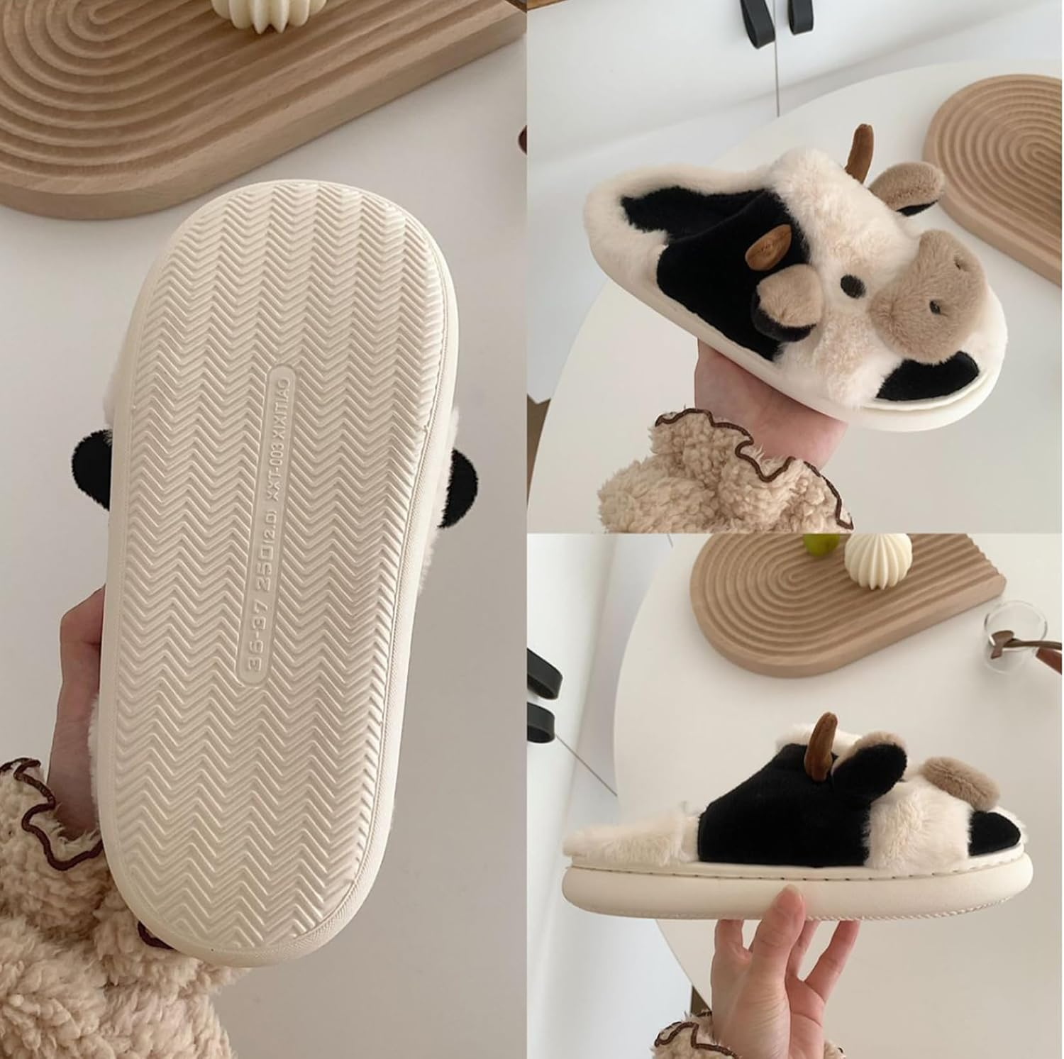 Slippers For Women,Cow Slipper - Sewing Cotton ulasan dan harga