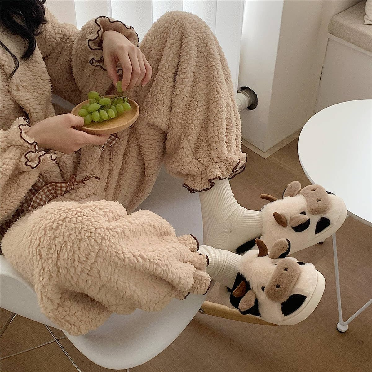Slippers For Women,Cow Slipper - Sewing Cotton ulasan dan harga