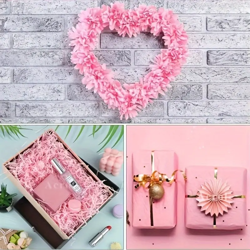 10Pcs 50*66cm Color Tissue Pap - Pattern Tissue Paper ulasan dan harga