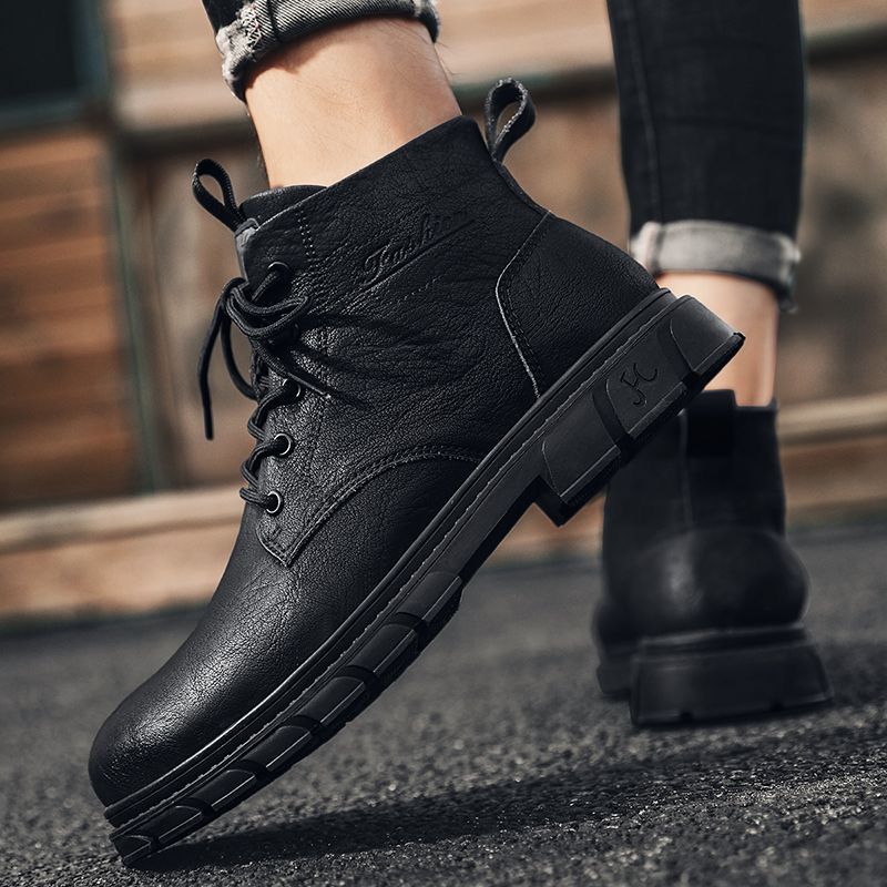 Men's boots 2026 mid top men's - Sewing Nylon ulasan dan harga