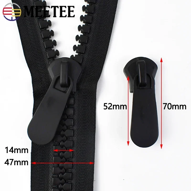 Meetee 20# Resin Zipper Extra  - Textile Sewing Kit ulasan dan harga