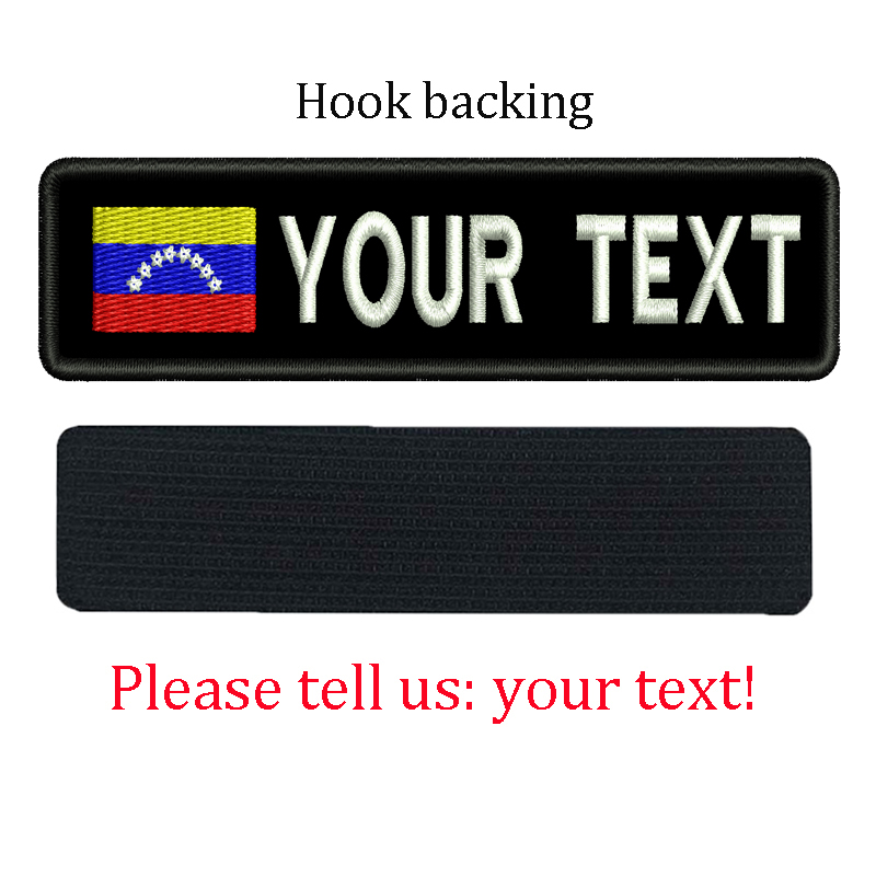 Venezuela Flag Custom Name Pat - Sewing Labels ulasan dan harga