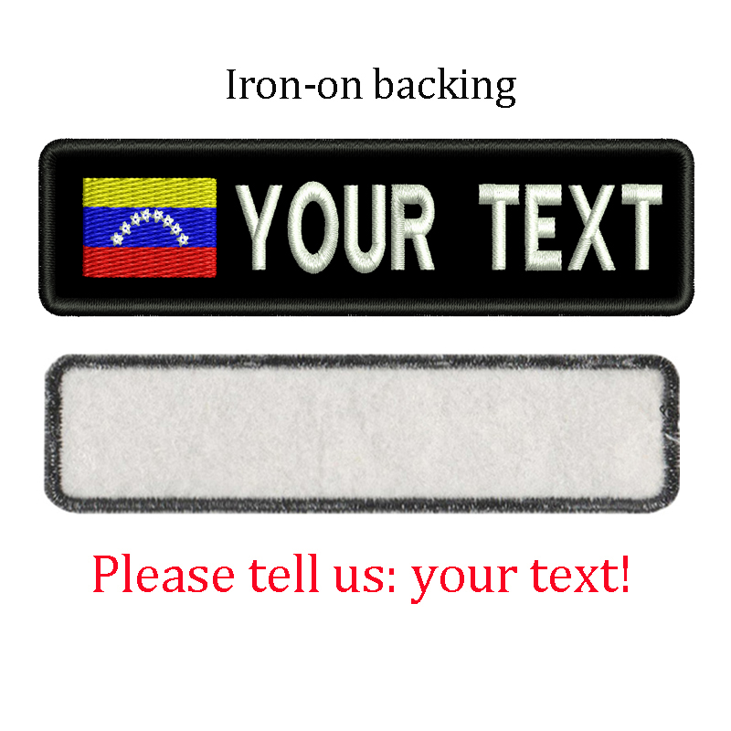 Venezuela Flag Custom Name Pat - Sewing Labels ulasan dan harga