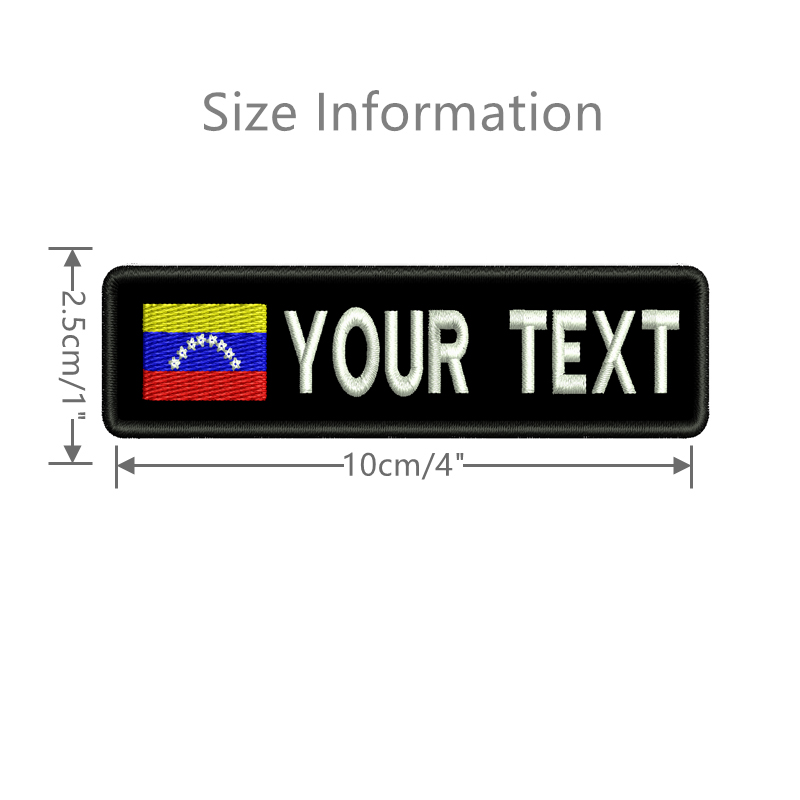 Venezuela Flag Custom Name Pat - Sewing Labels ulasan dan harga
