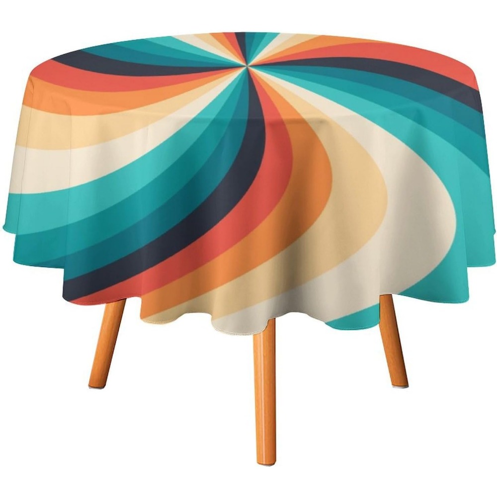 Vintage Groovy Swirl Round Tab - Century Textile & Sewing Supply Hours ulasan dan harga