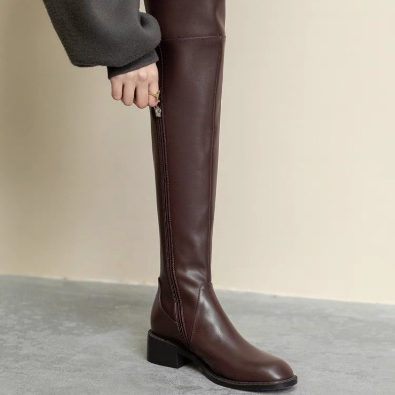 Women's boots 2026 Korean vers - Sewing Nylon ulasan dan harga