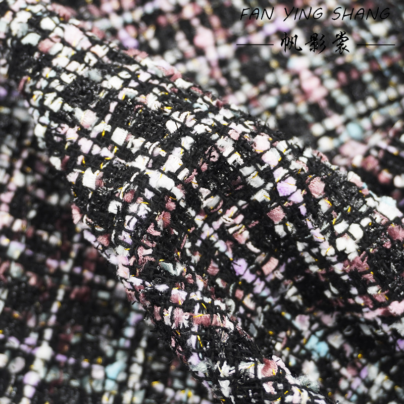 2025 Black Plaid Elegance Twee - Sewing Tweed ulasan dan harga