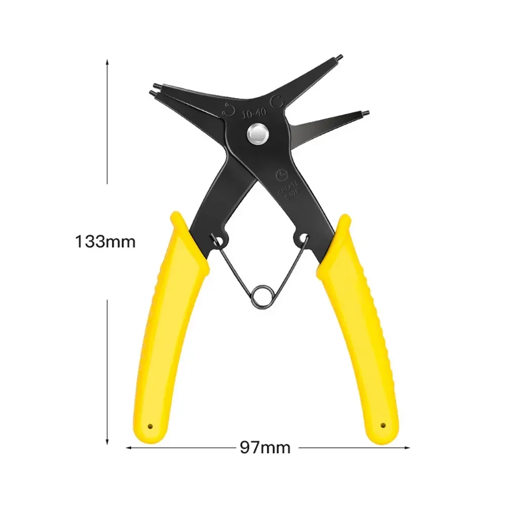 Multifunctional 2 in 1 Circlip - Snap Button Plier ulasan dan harga