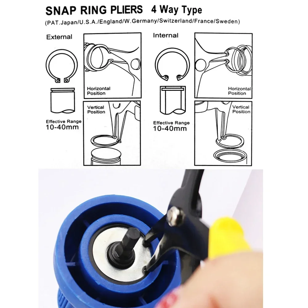 Multifunctional 2 in 1 Circlip - Snap Button Plier ulasan dan harga
