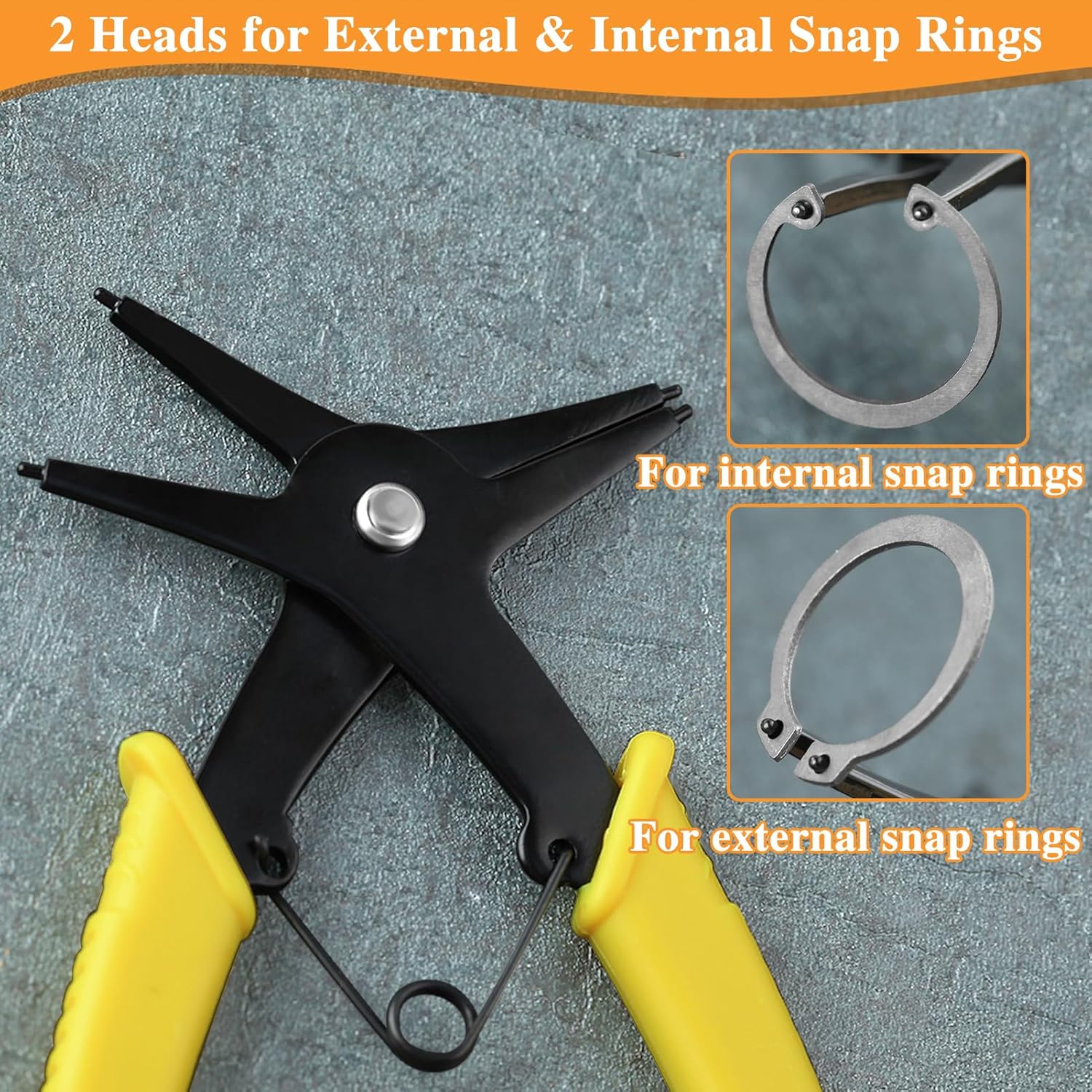 2 In 1 Snap Ring Pliers Mini C - Snap Button Plier ulasan dan harga