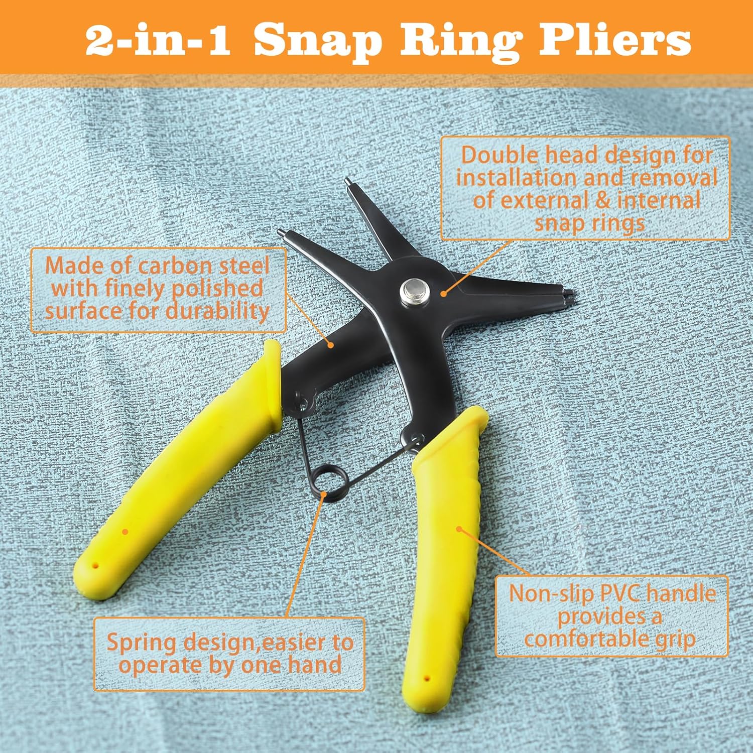 2 In 1 Snap Ring Pliers Mini C - Snap Button Plier ulasan dan harga
